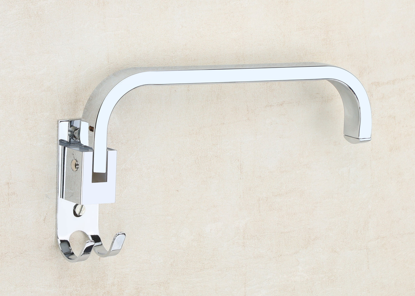 VELVYT Premium Stainless Steel Towel Holder in Bathroom | Napkin Holder for Wash Basin | Towel Hanger for Wash Basin | Rust Resistant Hand Towel Hanger | Chrome Finish Bathroom & Kitchen Accessory