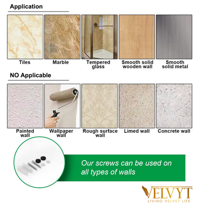 VELVYT Aluminium Corner Shelf for Bathroom, Corner Stand and Rack Without Drilling, Self-Adhesive Wall Mounted Bathroom Shelf & Kitchen Organizer(Pack of 2)