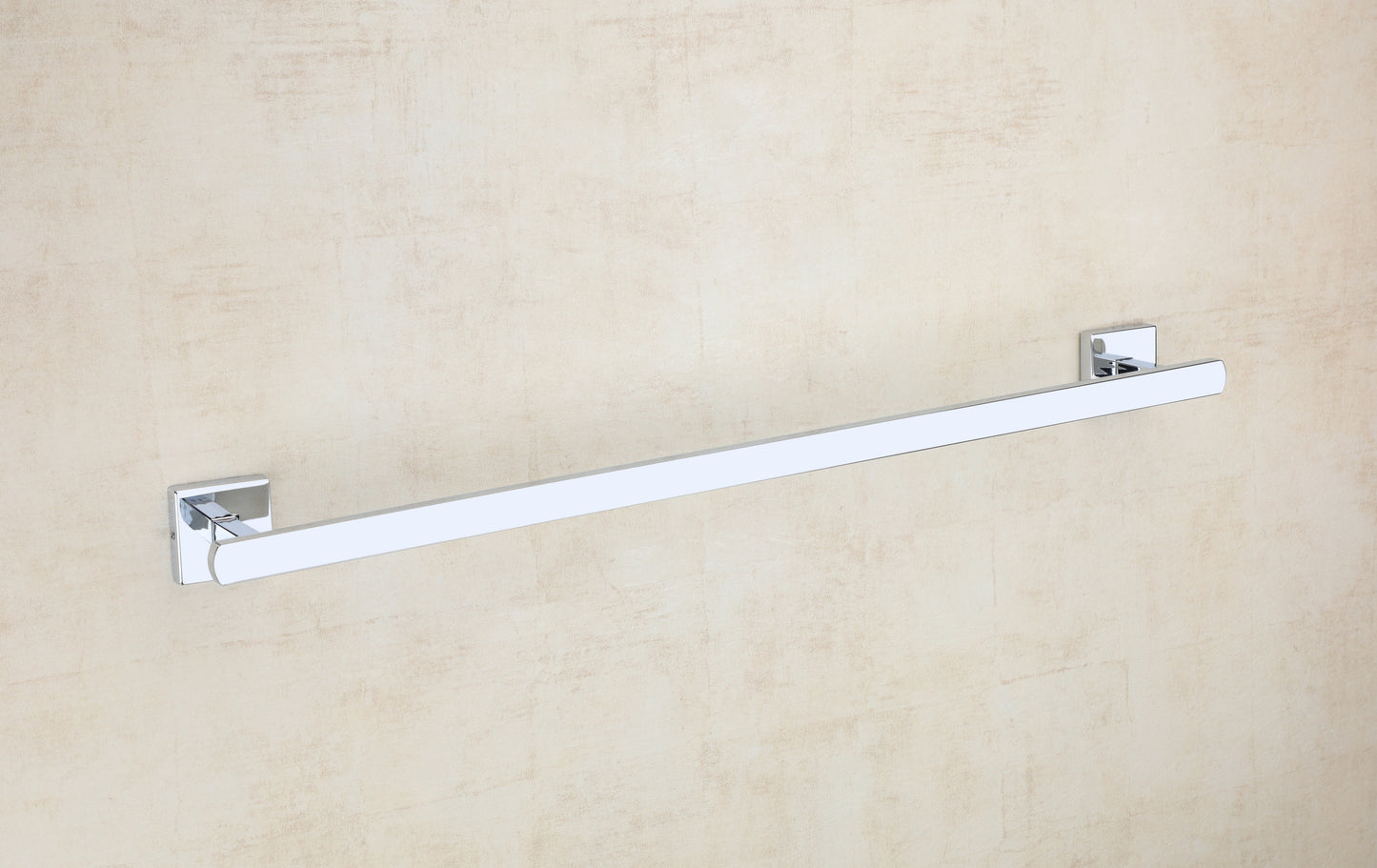 VELVYT Premium Stainless Steel Towel Holder in Bathroom | 24 Inch Towel Rod for Bathroom | Rust Resistant Cloth Hanger for Wall | Bathroom Towel Hanger for Wall | Bathroom Accessories – Chrome Finish